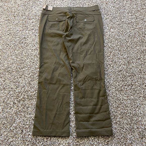Prana Halle Pant Plus II Women's 18W Slate Green Relaxed Fit Mid Rise Stretch - Picture 6 of 13